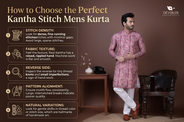 How to Choose the Perfect Kantha Stitch Mens Kurta
