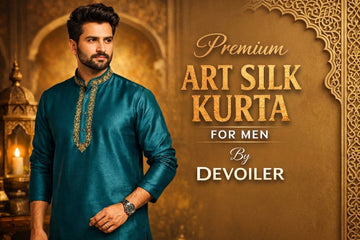 Premium Art Silk Kurta for Men by Devoiler