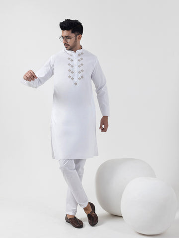 Men Ethnic Motifs Printed Kurta Pyjama Set