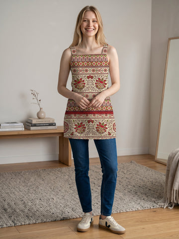 [DFMSL-MGSP] Women Multi Color Printed Cotton Sleeveless Top