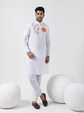 Men Ethnic Motifs Printed Kurta Pyjama Set