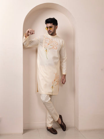 Men Ethnic Motifs Printed Kurta With Pyjama Set
