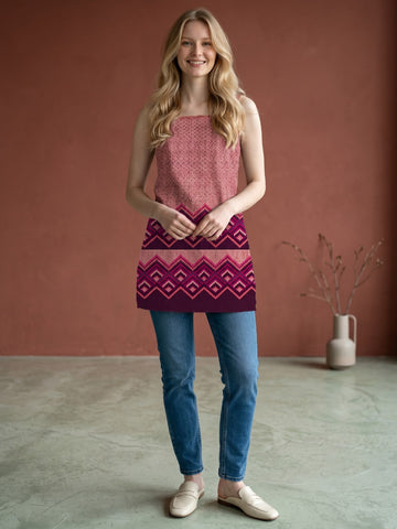 [DFMSL-MGSP] Women Multi Color Printed Cotton Sleeveless Top