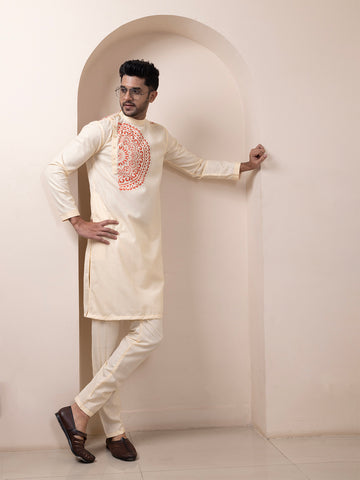 Men Ethnic Motifs Printed Kurta With Pyjama Set