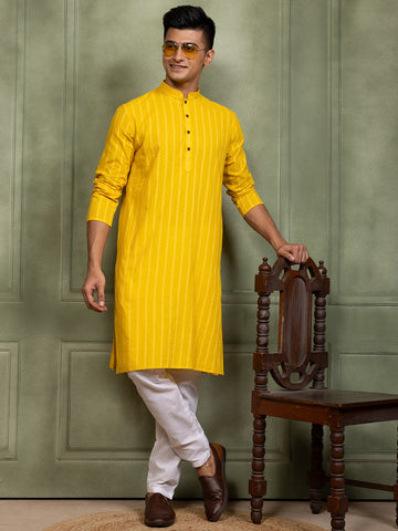 Men Ethnic Motifs Printed Kurta With Pyjama Set