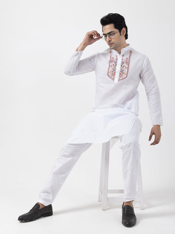 Men Ethnic Motifs Printed Kurta Pyjama Set