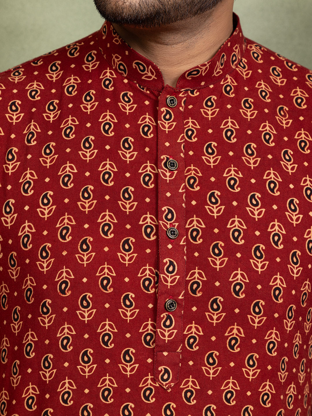 Men Ethnic Motifs Printed Kurta With Pyjama Set