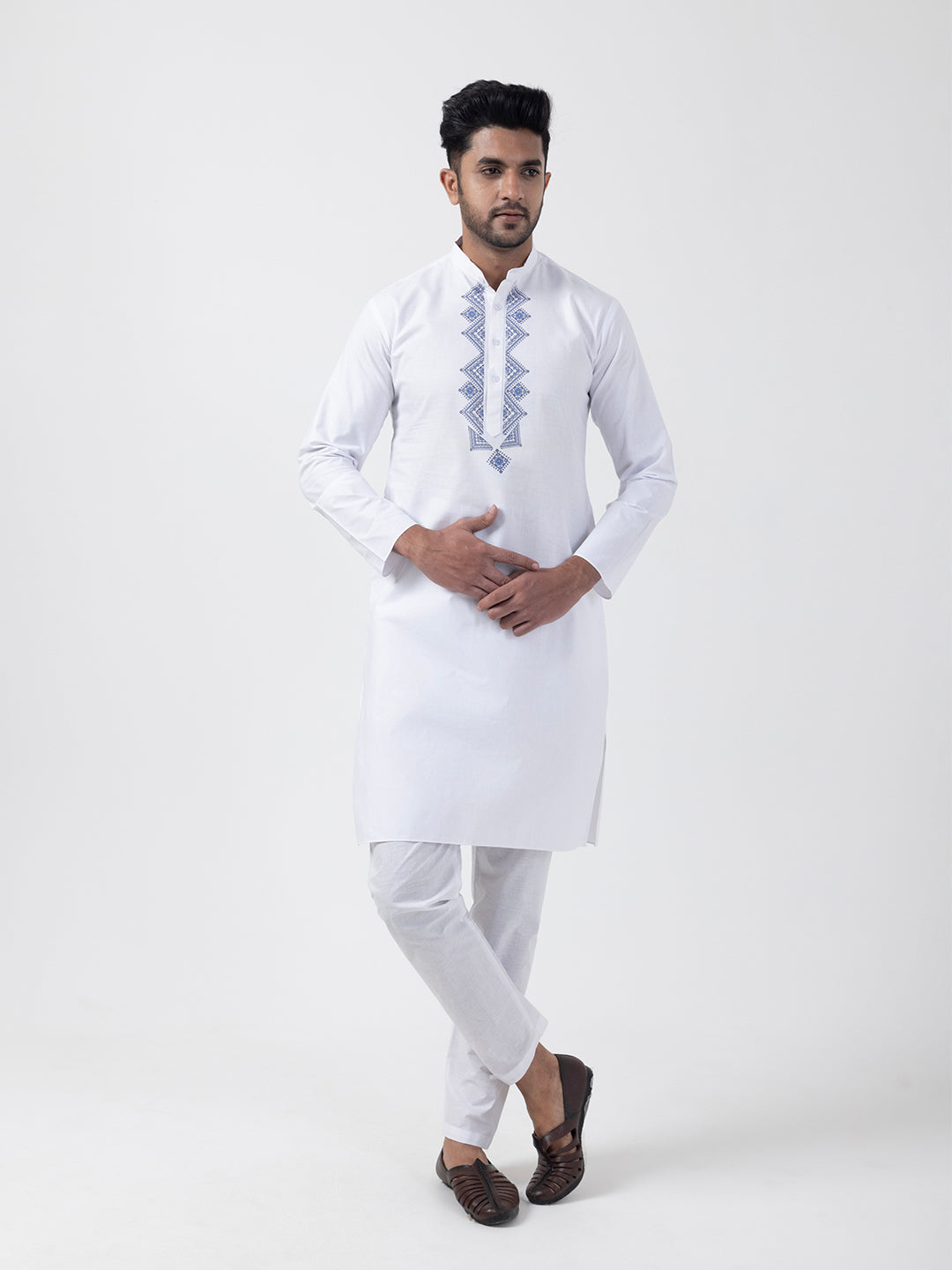 Men Ethnic Motifs Printed Kurta Pyjama Set