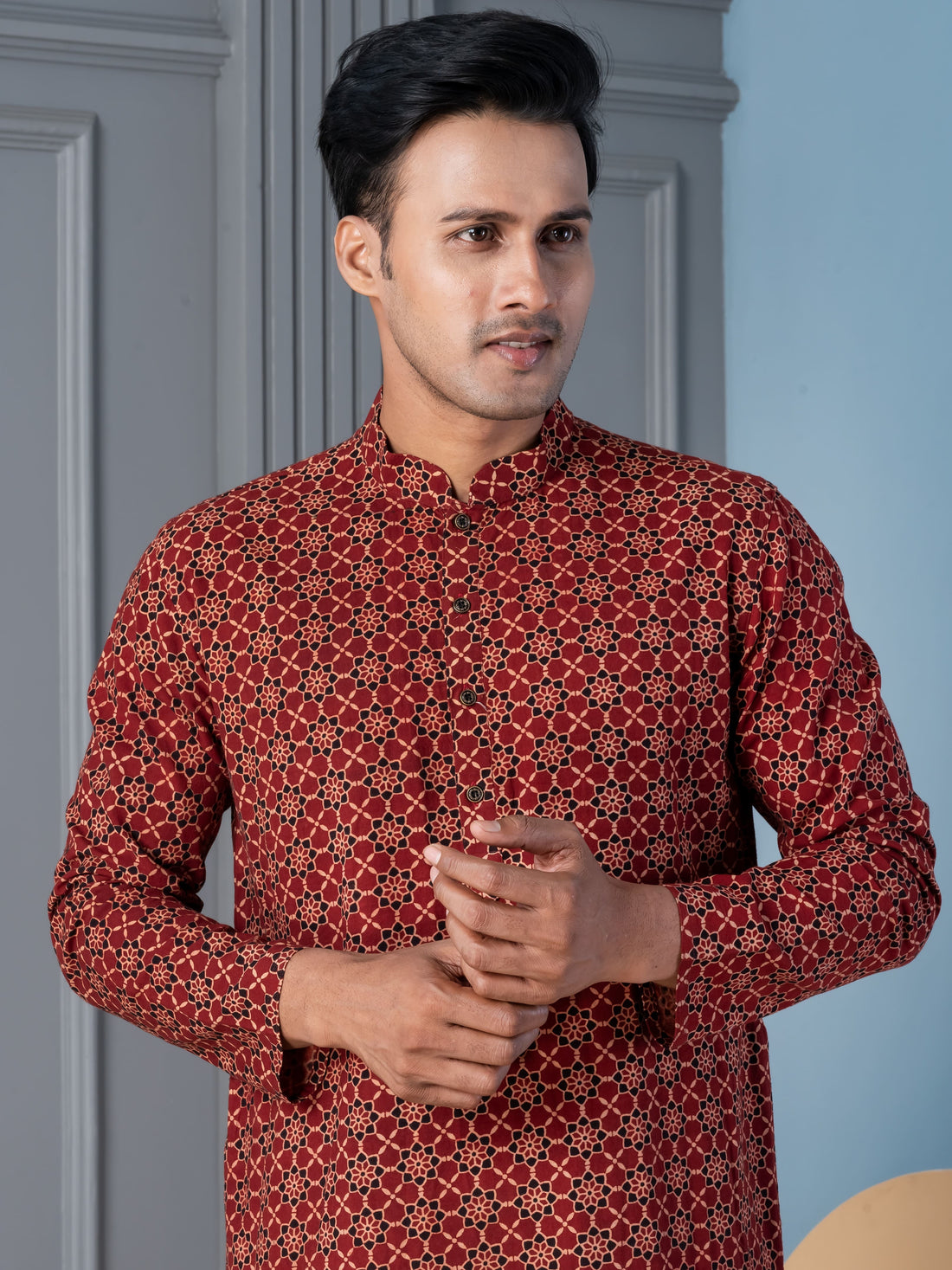 Men Ethnic Motifs Printed Kurta With Pyjama Set