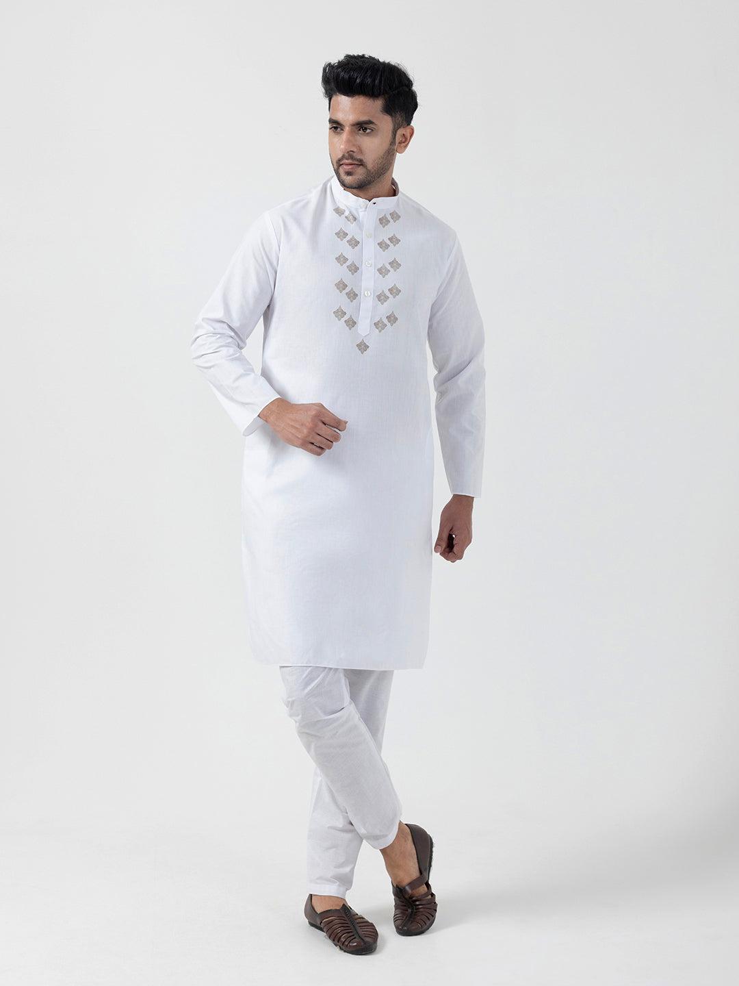 Men Ethnic Motifs Printed Kurta Pyjama Set