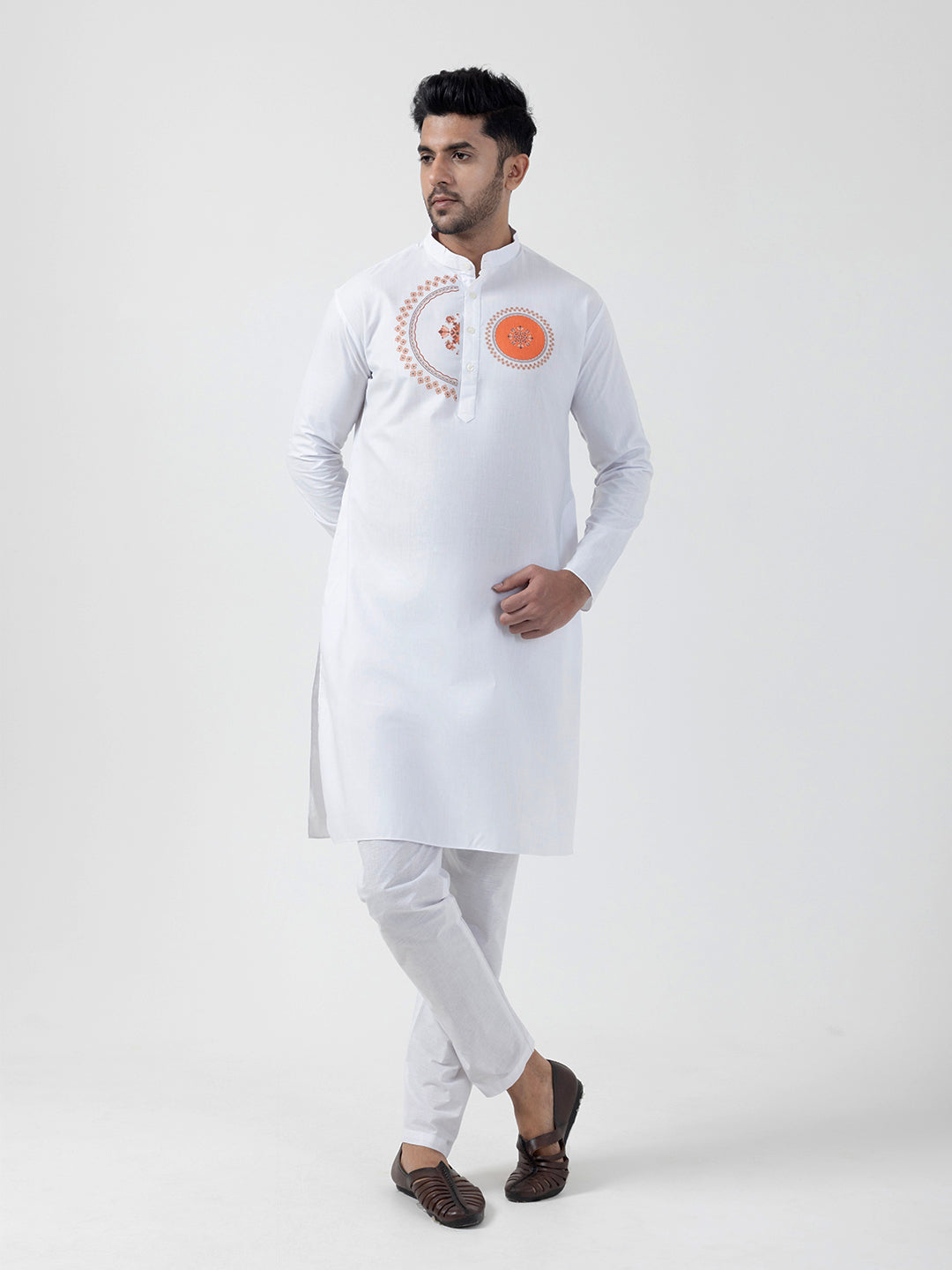Men Ethnic Motifs Printed Kurta Pyjama Set
