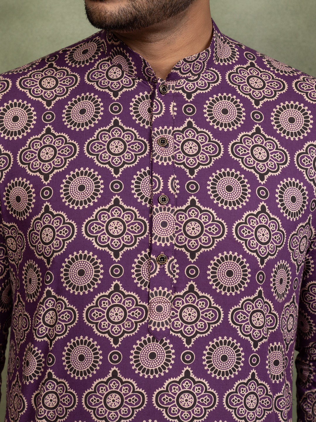 Men Ethnic Motifs Printed Kurta With Pyjama Set