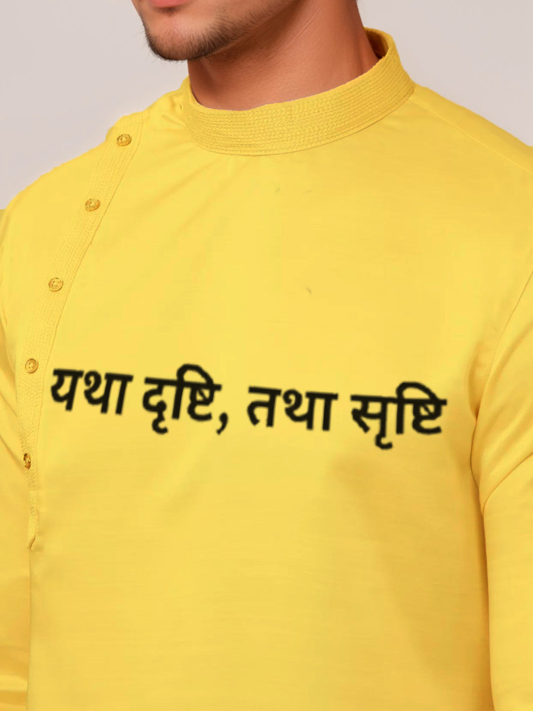 Men Ethnic Motifs Printed Cotton Kurta With Pyjama Set