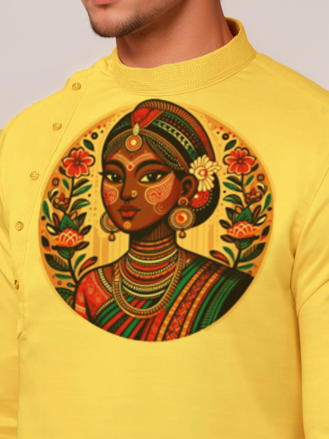 Men Ethnic Motifs Printed Cotton Kurta With Pyjama Set