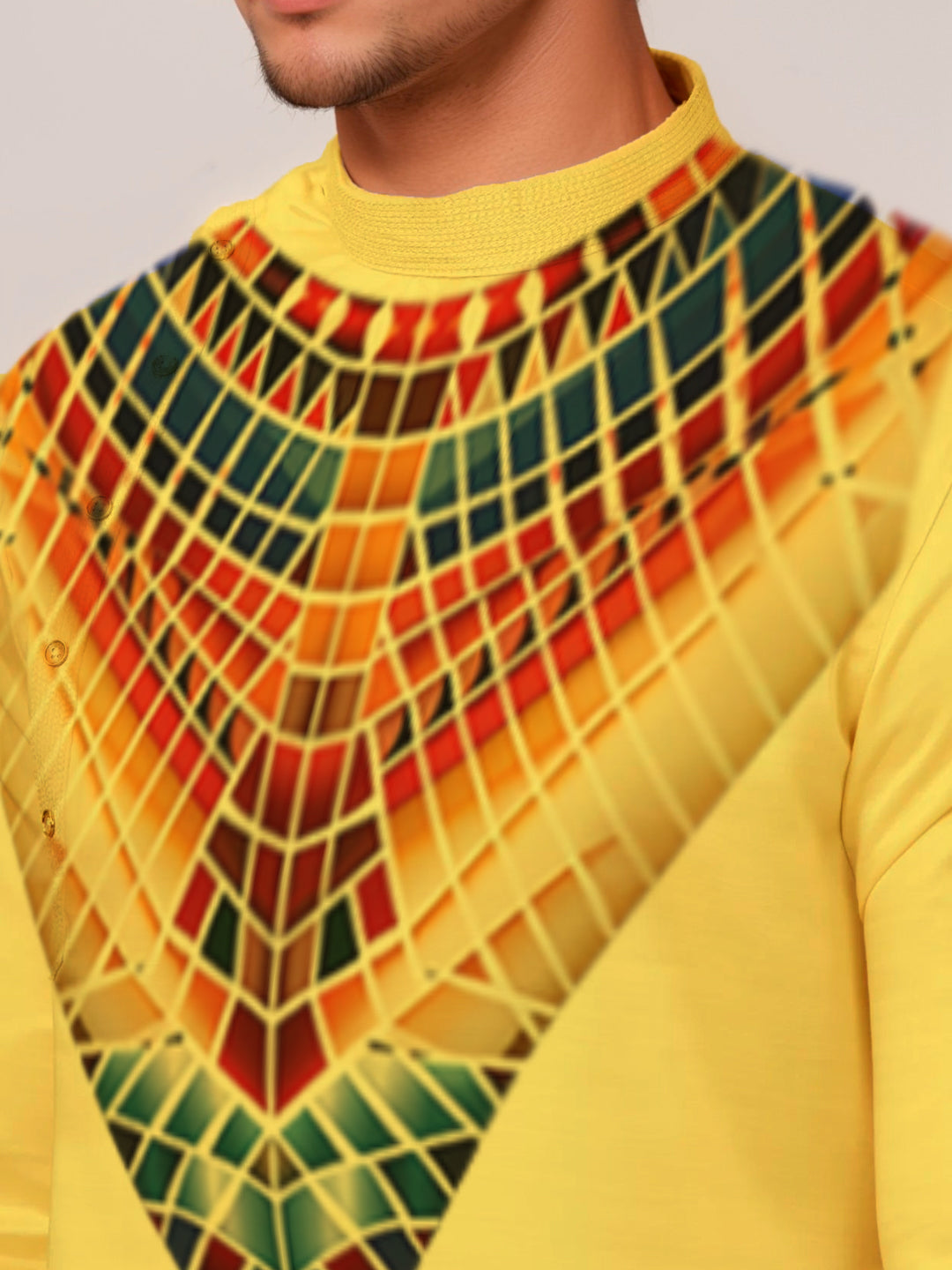 Men Ethnic Motifs Printed Cotton Kurta With Pyjama Set