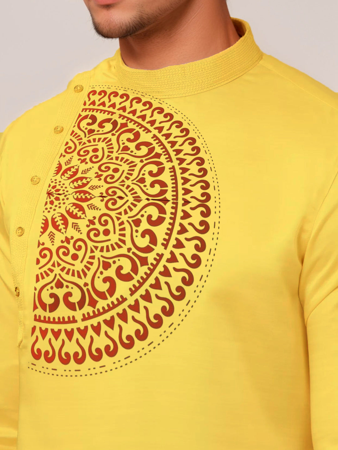 Men Ethnic Motifs Printed Kurta With Pyjama Set