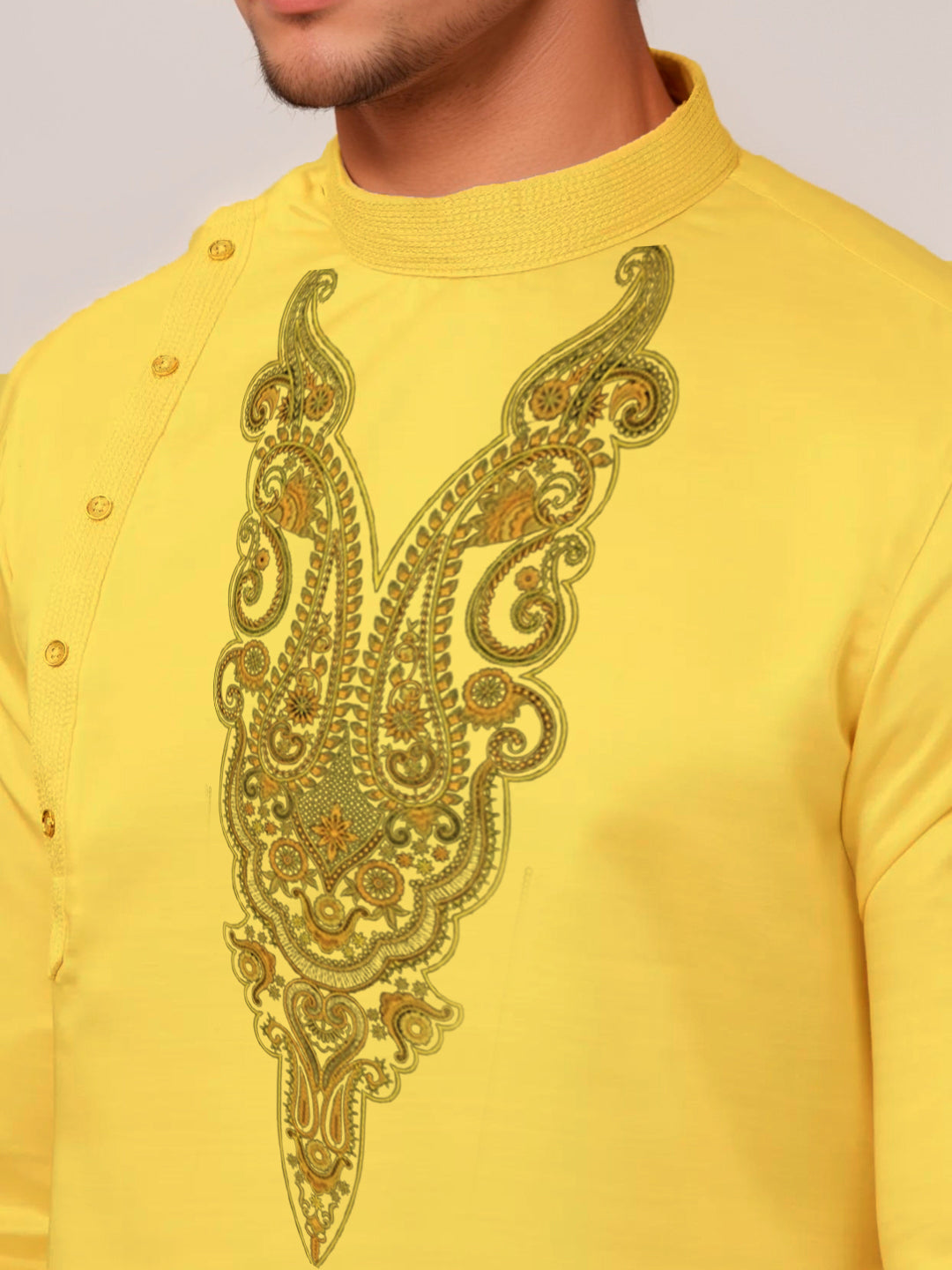 Men Ethnic Motifs Printed Kurta With Pyjama Set