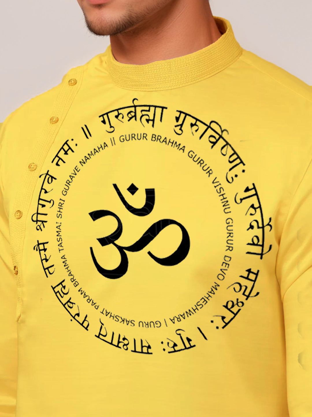 Men Ethnic Motifs Printed Cotton Kurta With Pyjama Set