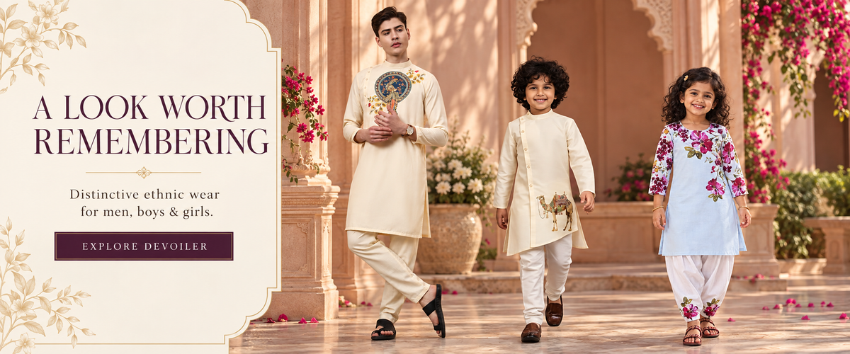 Devoiler ethnic wear for men, boys and girls — mobile bannerbrand_usp_v6